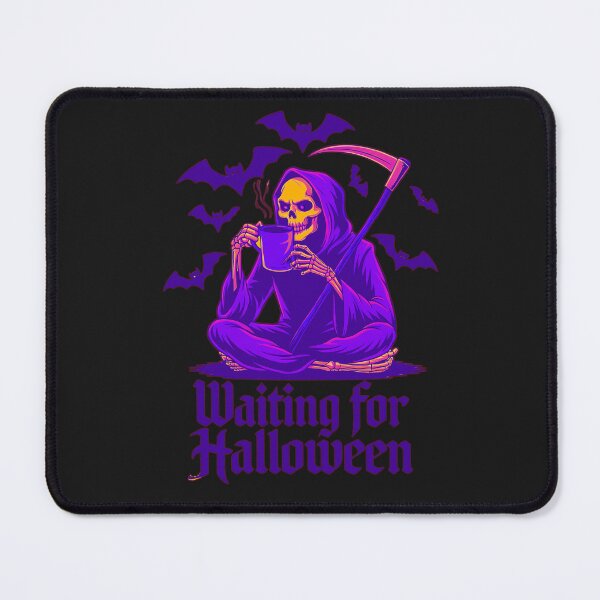 Item preview, Waiting For Halloween Grim Reaper Coffee Art designed and sold by elynne9.