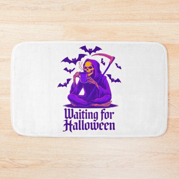 Item preview, Waiting For Halloween Grim Reaper Coffee Art designed and sold by elynne9.