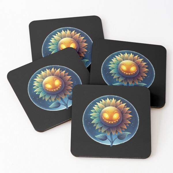 Item preview, Spooky Sunflower with Creepy Face designed and sold by Itsheartshop.