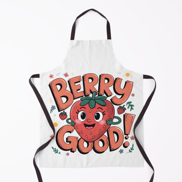 Item preview, Berry Good - Funny and Playful Fruit Illustration designed and sold by ArtfullyJua.