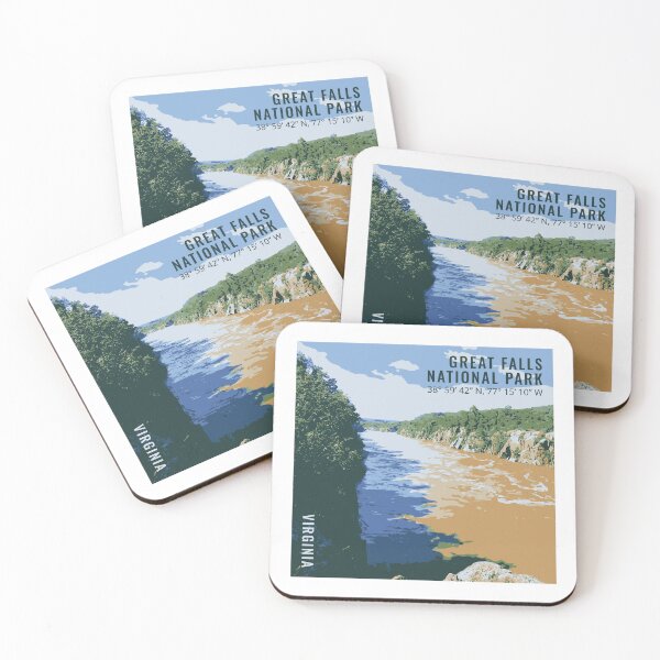 Item preview, Roaring River at Great Falls Park designed and sold by Mundivagant Designs.