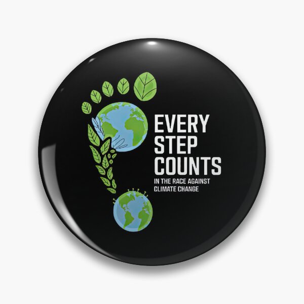 Item preview, Stylized Carbon Footprint Promoting Climate Action designed and sold by artwaves.