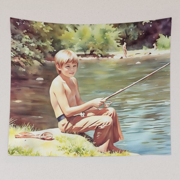 Item preview, Gone Fishin'! designed and sold by RCWatercolours.