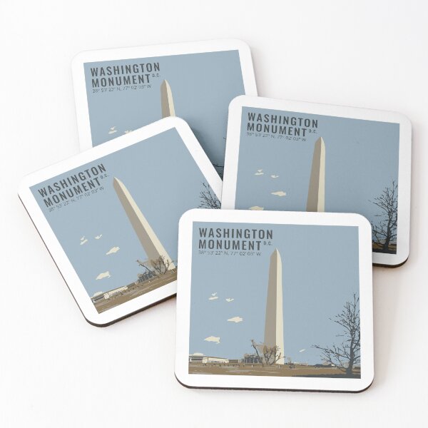 Item preview, Washington Monument View Illustration designed and sold by Mundivagant Designs.