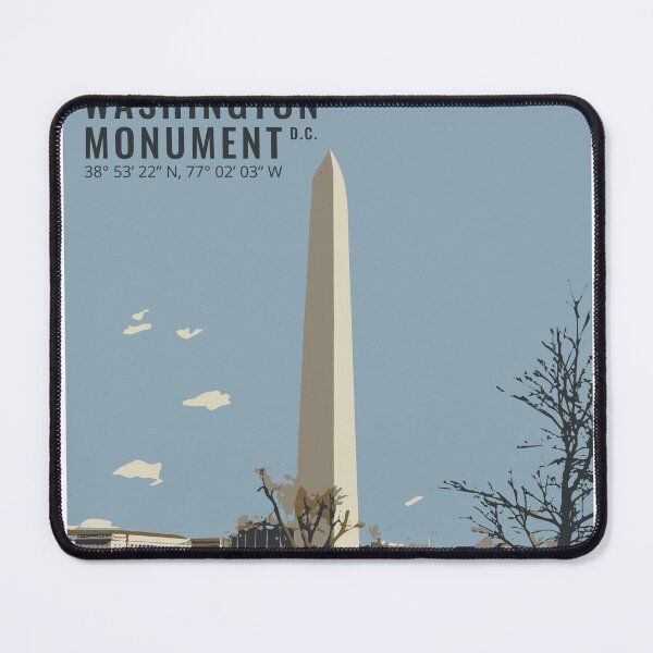 Item preview, Washington Monument View Illustration designed and sold by Mundivagant Designs.