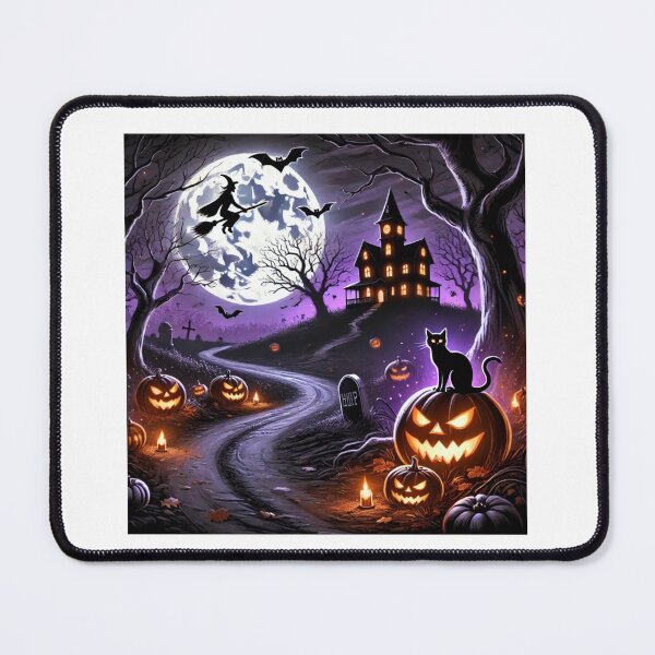 Item preview, Halloween Night,Spooky Halloween Moonlit Scene designed and sold by NSDESIGNSHOPP.