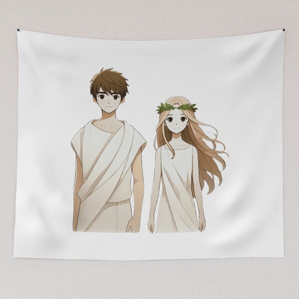 Item preview, Adam and Eve Ancient Love Garden Art Design designed and sold by kylmllr101684.