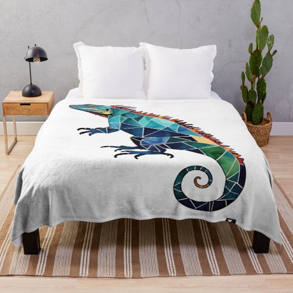 Item preview, **Title: Geometric Iguana Silhouette: Modern Art Meets Nature** By CallisC arts⭐⭐⭐⭐⭐ designed and sold by CallisC-Arts.