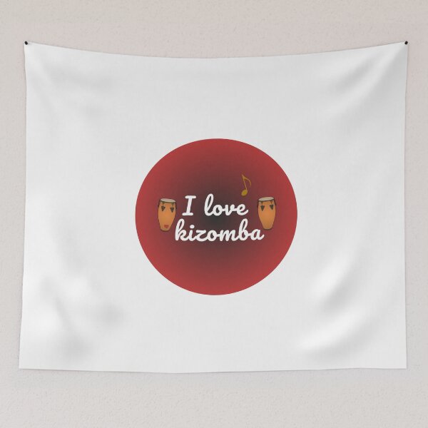 Item preview, I love Kizomba-music and dance design designed and sold by Vcartdesing.
