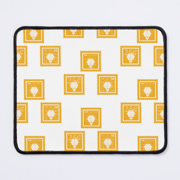 Item preview, Psychology | Yellow Gold & White Stamps | College Psych Neuroscience Major | Mental Illness Graduate School Class | Brain Psychologist Therapist Job | University Degree Minor | StampHeed 004 designed and sold by StampHeed.