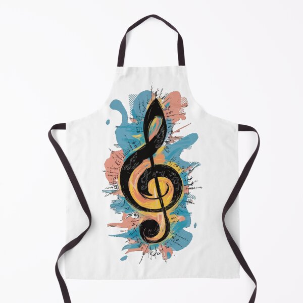 Item preview, Vibrant Music Notes Abstract Design designed and sold by EurekaHunters.