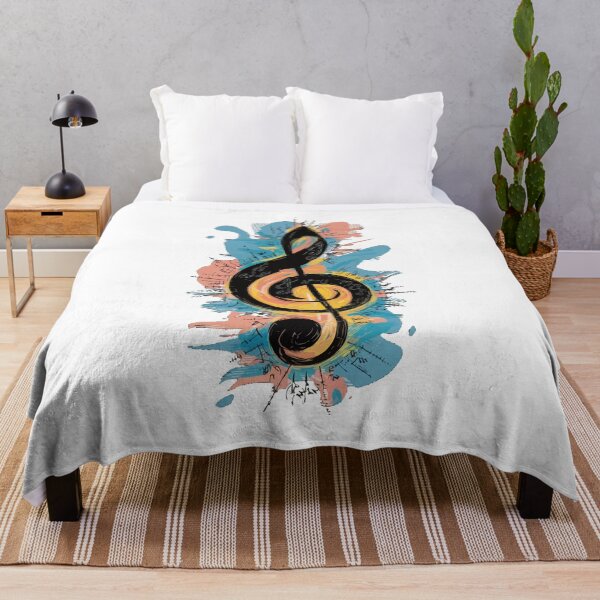 Item preview, Vibrant Music Notes Abstract Design designed and sold by EurekaHunters.
