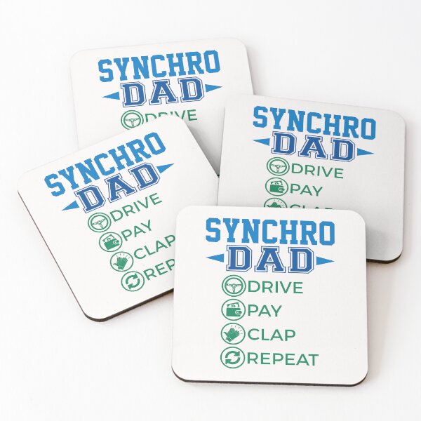Item preview, Synchro Dad Drive Pay Clap Repeat Synchronized Swimming designed and sold by jaygo.