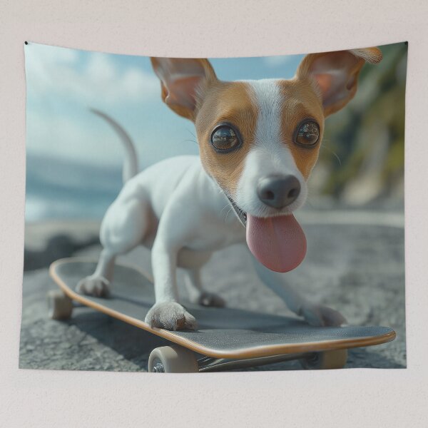 Item preview, Dog riding a skateboard designed and sold by Osintown.