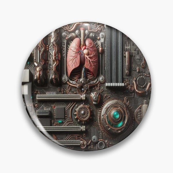 Item preview, A motherboard with components that resemble human internal organs designed and sold by TheOldMuflon.