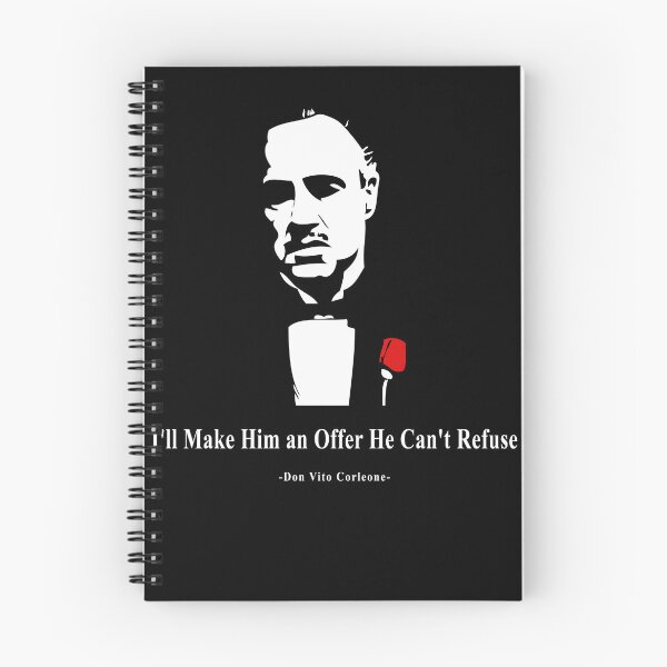 Item preview, The Godfather Flower Quote I'm gonna make him an offer  designed and sold by FernaRoje.