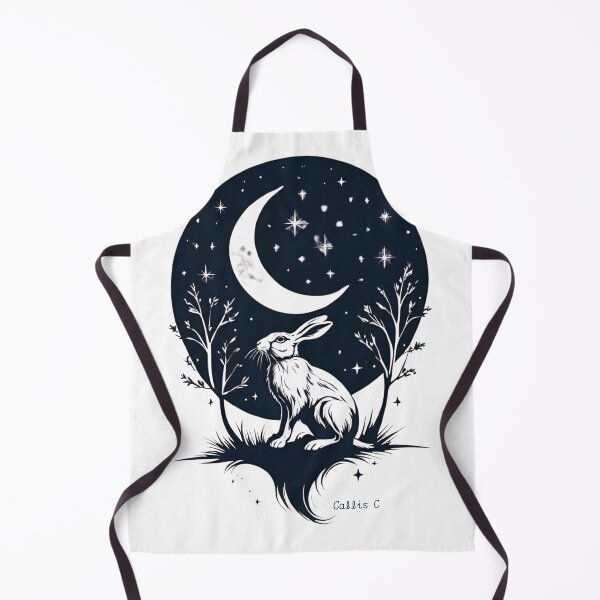 Item preview, Hare in the Moonlight: Mystical Animal Silhouette Design by CallisC arts ⭐⭐⭐⭐⭐ designed and sold by CallisC-Arts.