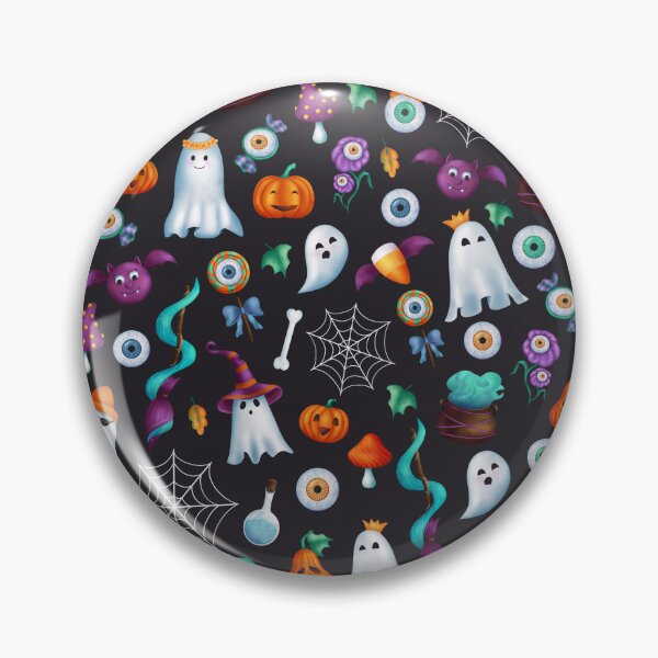 Item preview, Charming Halloween Pattern with Spooky Details designed and sold by EL-Lebedenko.