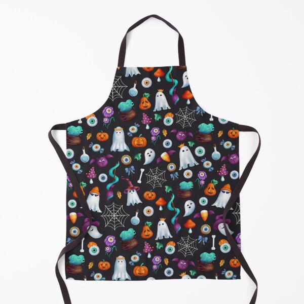 Item preview, Charming Halloween Pattern with Spooky Details designed and sold by EL-Lebedenko.