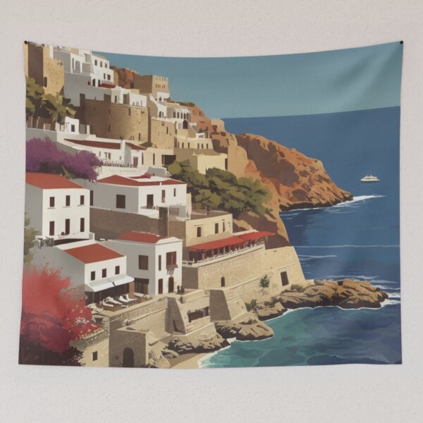 Item preview, 059 Vintage Crete, Greece Poster Design designed and sold by Alexis Art Collection.