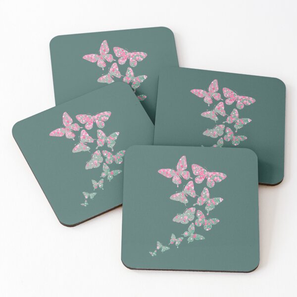 Item preview, Pink and Jade Glitter designed and sold by zibziby.