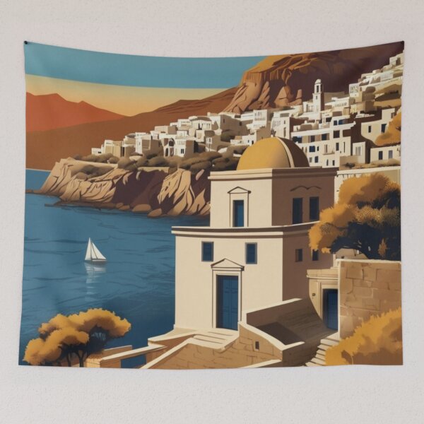 Item preview, 060 Vintage Crete, Greece Poster Design designed and sold by Alexis Art Collection.
