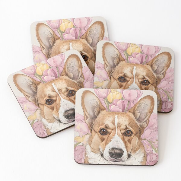 Item preview, Corgi with Flowers  designed and sold by reddogbuckeye.