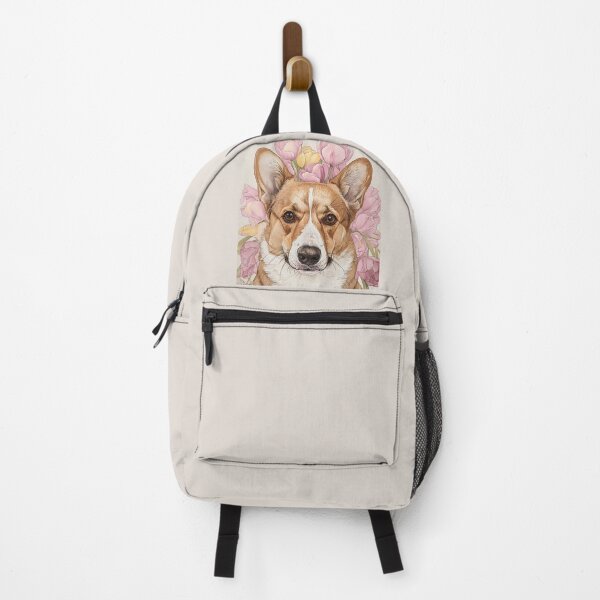 Artikelvorschau, Corgi mit Blumen entworfen und verkauft von reddogbuckeye.