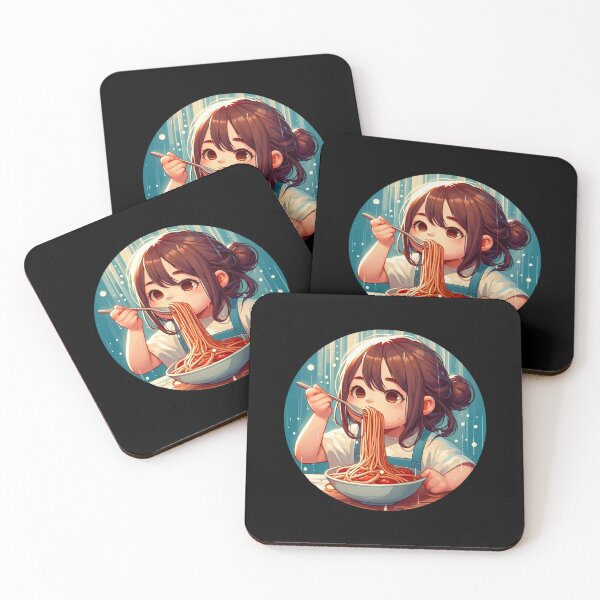Item preview, Niña comiendo espaguetis designed and sold by Azrora.