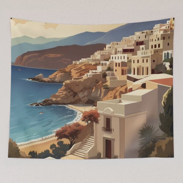 Item preview, 061 Vintage Crete, Greece Poster Design designed and sold by Alexis Art Collection.
