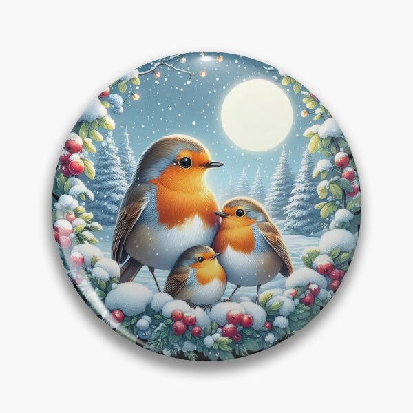 Item preview, Robin Bird with Family designed and sold by Azrora.