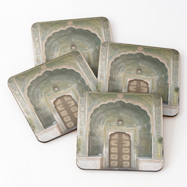 Item preview, Jaipur Palace Green Ganesha Door designed and sold by The Discreet Peacock.