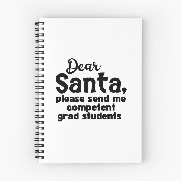Item preview, Dear Santa, Please Send Me Competent Grad Students | Christmas Gift For Professor | Funny Christmas Full Professor | Funny Christmas Associate Professor designed and sold by jadedscientist.
