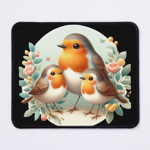 Item preview, Robin Bird with Family designed and sold by Azrora.