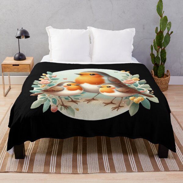 Item preview, Robin Bird with Family designed and sold by Azrora.