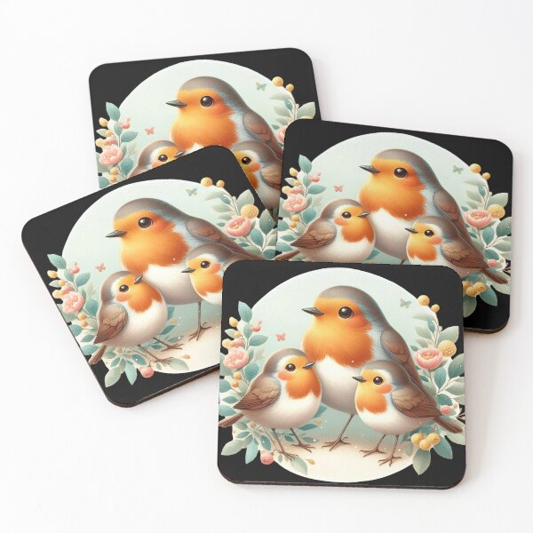 Item preview, Robin Bird with Family designed and sold by Azrora.