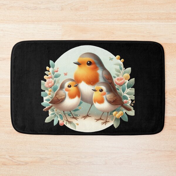 Item preview, Robin Bird with Family designed and sold by Azrora.