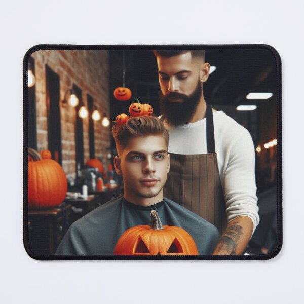Item preview, Halloween Guy at the Barber Shop designed and sold by Gaborai.