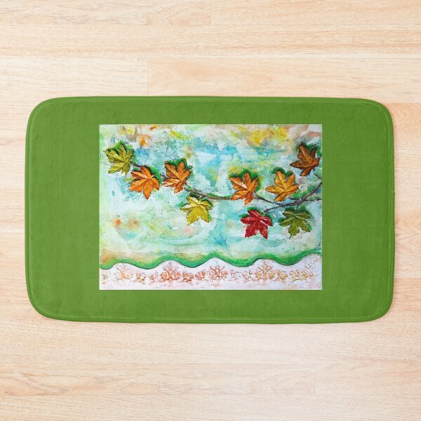 Item preview, Acrylic painting "Autumn leaves" designed and sold by IreneSchlik.