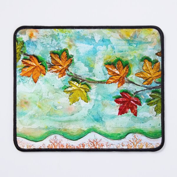 Item preview, Acrylic painting "Autumn leaves" designed and sold by IreneSchlik.