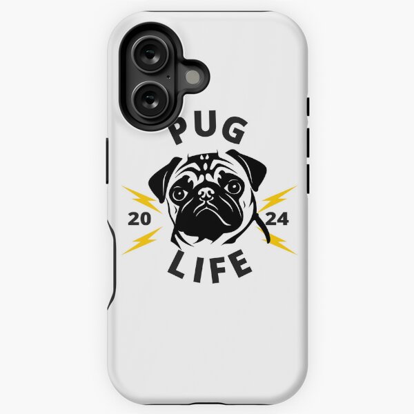 Vista previa del artículo con la obra «Vida Pug», diseñado y vendido por taylorlyall.