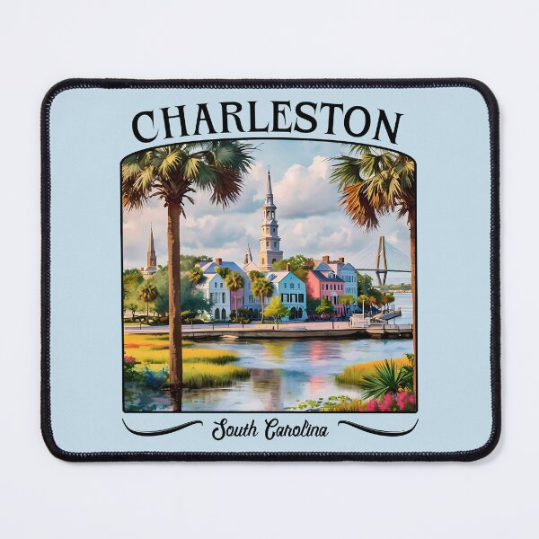 Aperçu de l'œuvre Aquarelle de Charleston en Caroline du Sud créée et vendue par Frog Level Treasures.