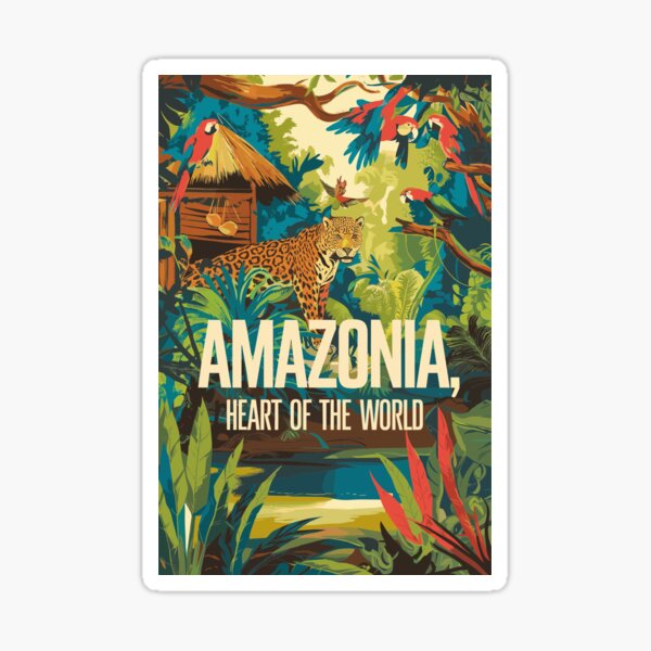Item preview, Amazonia, Heart of the world designed and sold by DESAMPA-012.