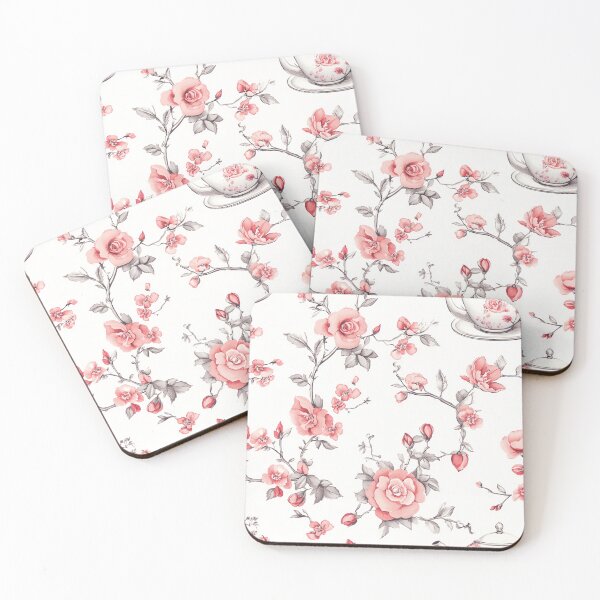 Item preview, Delicate pink floral pattern. designed and sold by TAgod01.