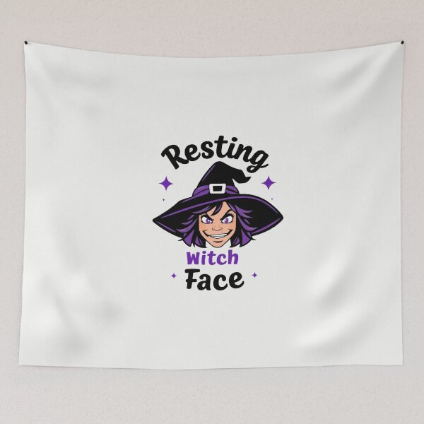 Item preview, Resting Witch Face designed and sold by Bratak.