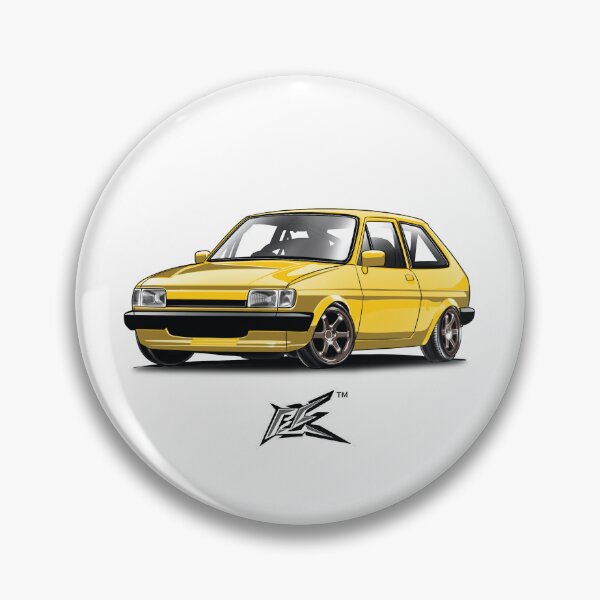 Item preview, ford fiesta mk2 yellow  designed and sold by NaquashM.