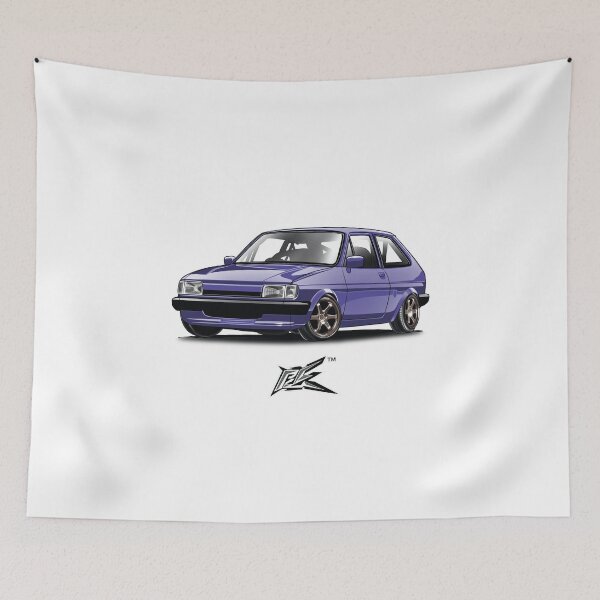 Item preview, ford fiesta mk2 purple  designed and sold by NaquashM.