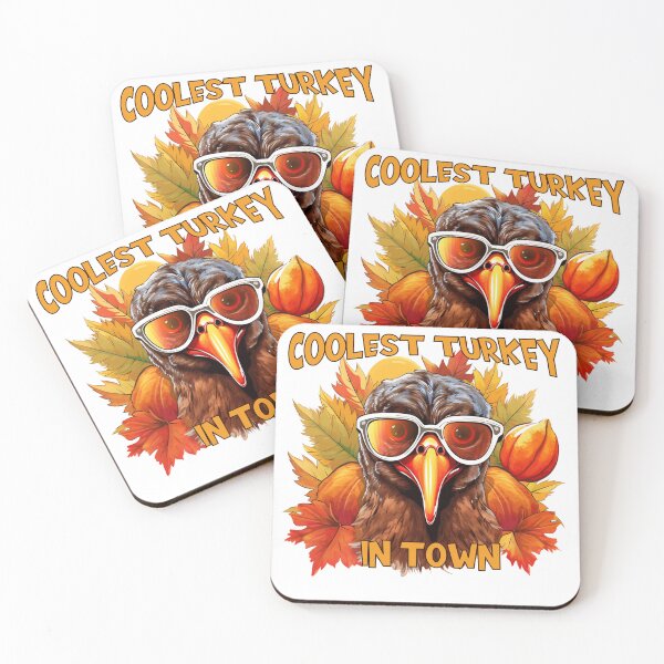 Item preview, Coolest Turkey in Town designed and sold by Lori Winslow Designs.
