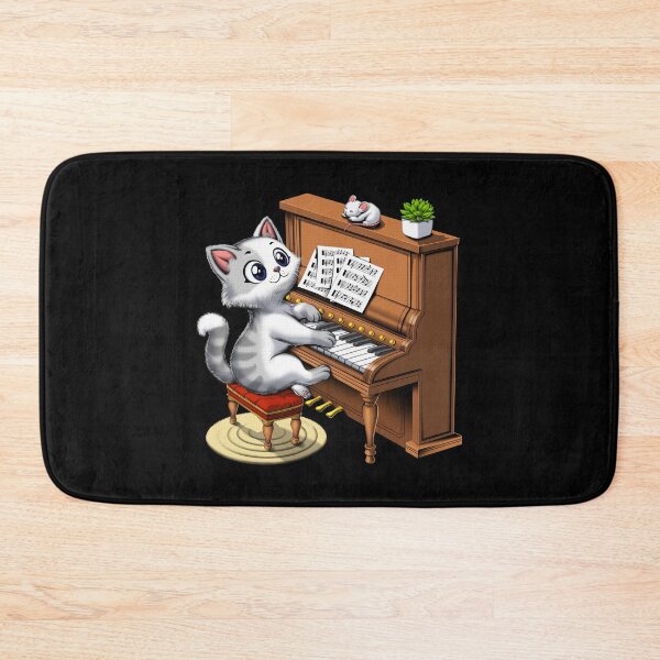 Item preview, Cat Playing Piano designed and sold by underheaven.