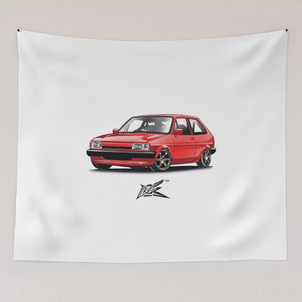 Item preview, ford fiesta mk2 red designed and sold by NaquashM.